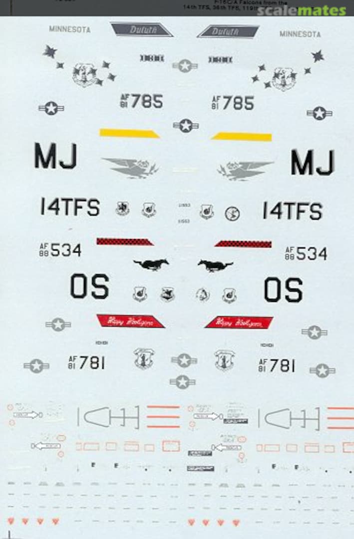 Boxart F-16C/ADF Falcons & F-16C-42 Night Falcons 72-624 SuperScale International Boxart F-16C/ADF Falcons & F-16C-42 Night Falcons 72-624 SuperScale International