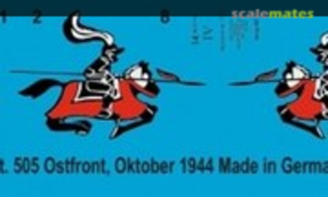 1:16 Decals - 3.Comp.s.Heeres Pz Abt. 505 Russia 1944 (Peddinghaus-Decals 16 0979) 16 0979