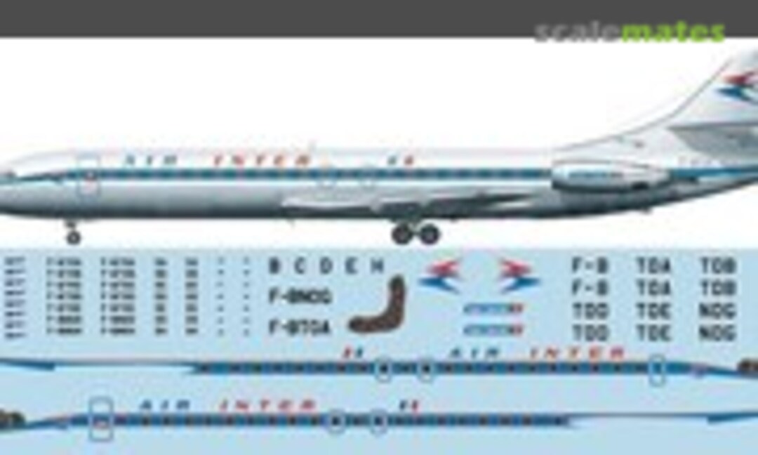 1:144 Sud SE-210 Caravelle 12 (F-RSIN FRP4069)