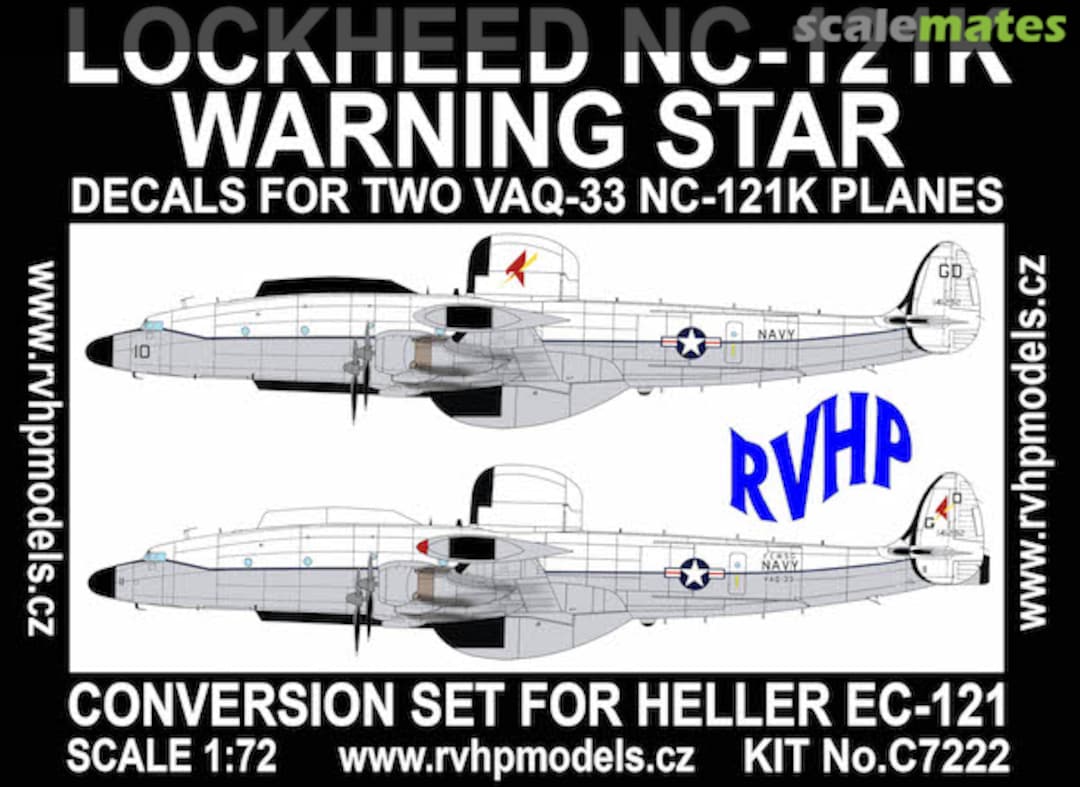 Boxart Lockheed NC-121K Warning Star C7222 RVHP Boxart Lockheed NC-121K Warning Star C7222 RVHP