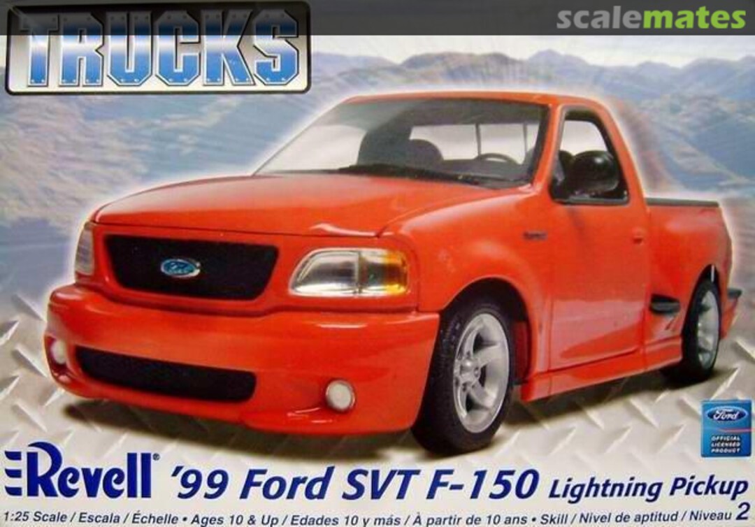 Boxart '99 Ford SVT F-150 Lightning Pickup 85-7201 Revell Boxart '99 Ford SVT F-150 Lightning Pickup 85-7201 Revell