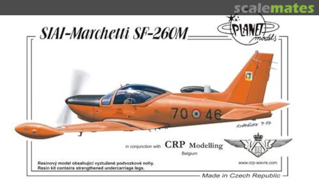 Boxart SIAI-Marchetti SF-260M PLT198 Planet Models Boxart SIAI-Marchetti SF-260M PLT198 Planet Models