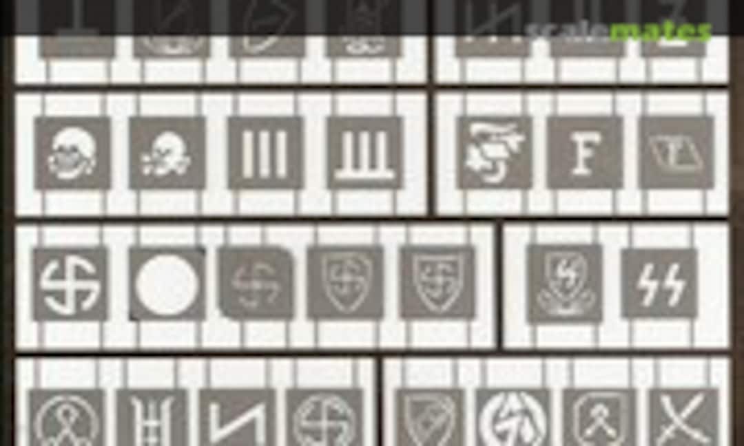 1:35 Division Insignia Waffen SS 1940-45 (Eduard XT032) XT032