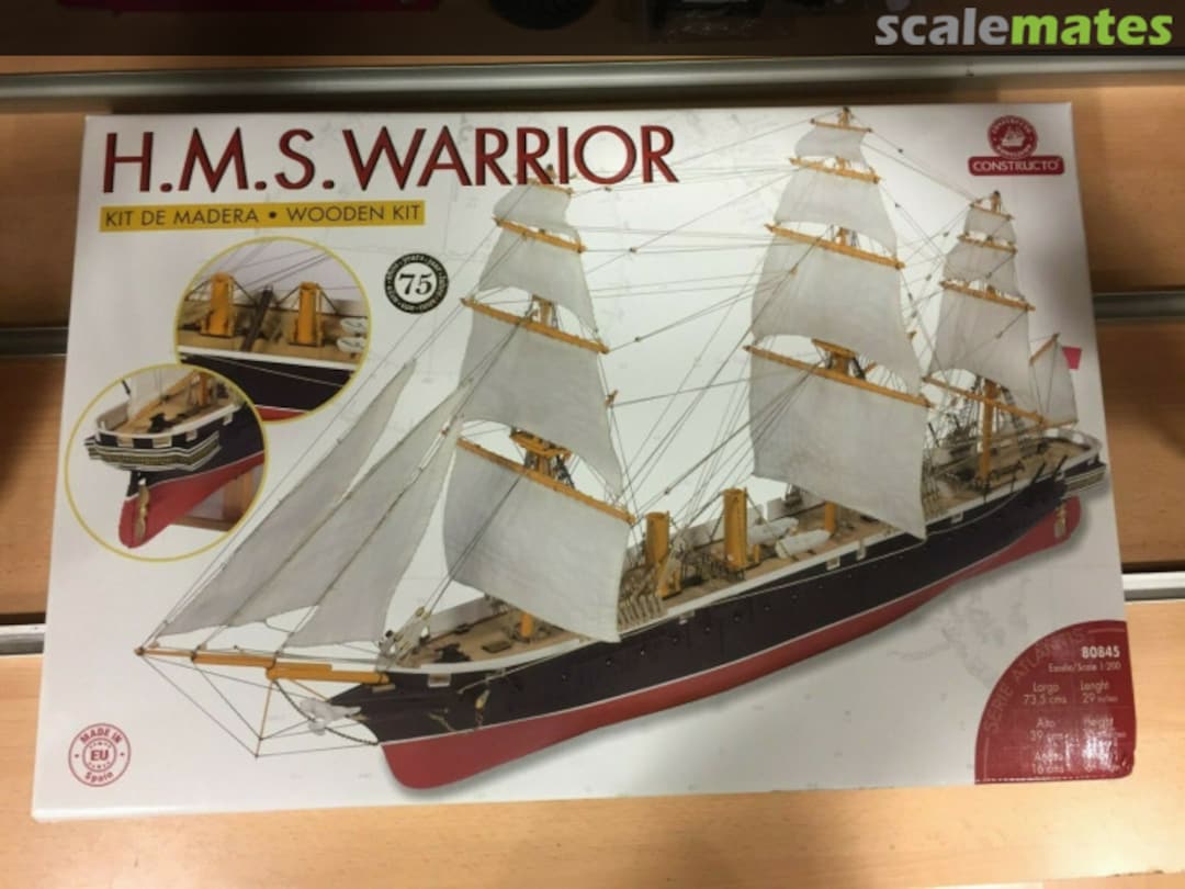 Boxart HMS Warrior 80845 Constructo Boxart HMS Warrior 80845 Constructo