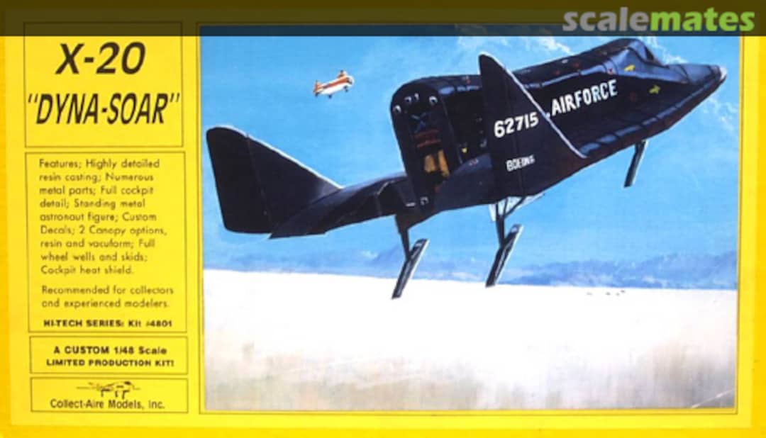 Boxart X-20 "DYNA-SOAR" 4801 Collect-Aire Models