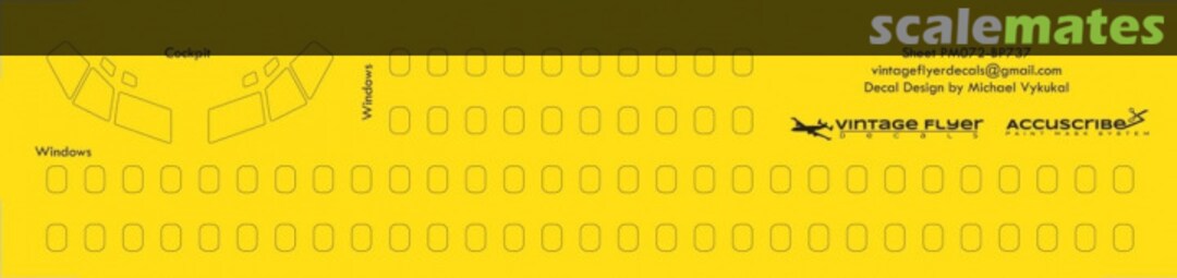 Boxart BPK 737 Window Mask Set PM072-BP737 Vintage Flyer Decals Boxart BPK 737 Window Mask Set PM072-BP737 Vintage Flyer Decals