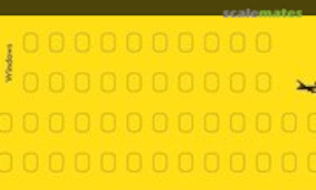 1:72 BPK 737 Window Mask Set (Vintage Flyer Decals PM072-BP737) PM072-BP737