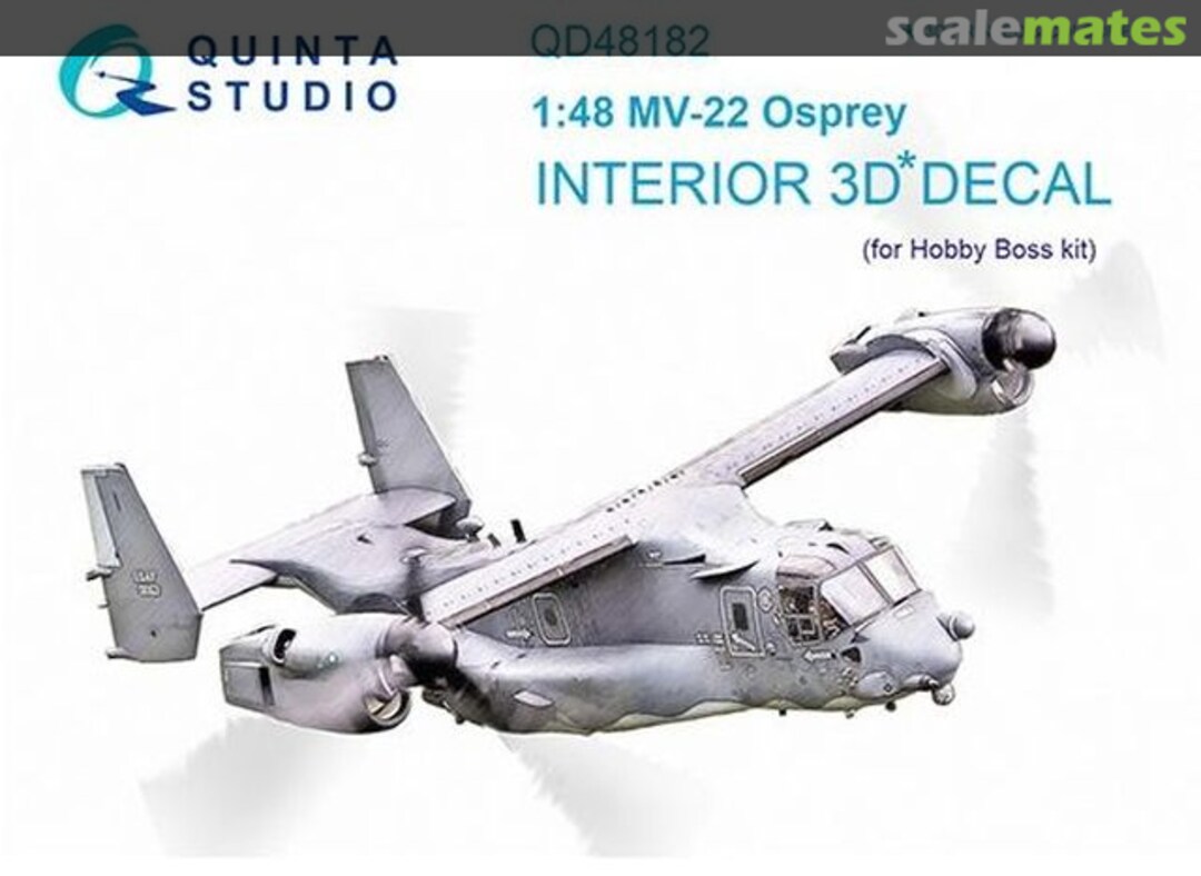 Boxart MV-22 Osprey interior 3D decal QD48182 Quinta Studio Boxart MV-22 Osprey interior 3D decal QD48182 Quinta Studio