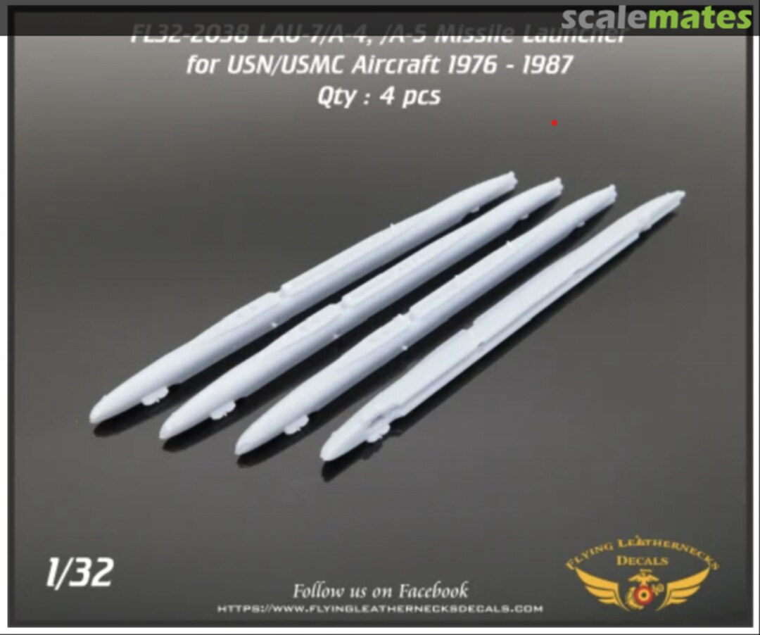 Boxart LAU-7/A-4, /A-5 Missile Launcher USN/USMC FL32-2038 Flying Leathernecks Boxart LAU-7/A-4, /A-5 Missile Launcher USN/USMC FL32-2038 Flying Leathernecks
