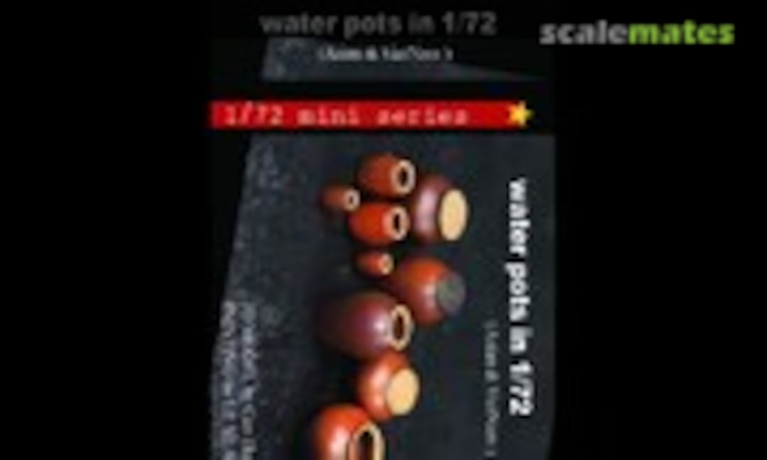 1:72 Water Pots (Paracel Miniatures MINI7209) MINI7209
