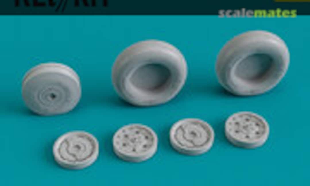 1:32 DH Vampire - wheels set type 3 (weighted) (ResKit RS32-0251) RS32-0251