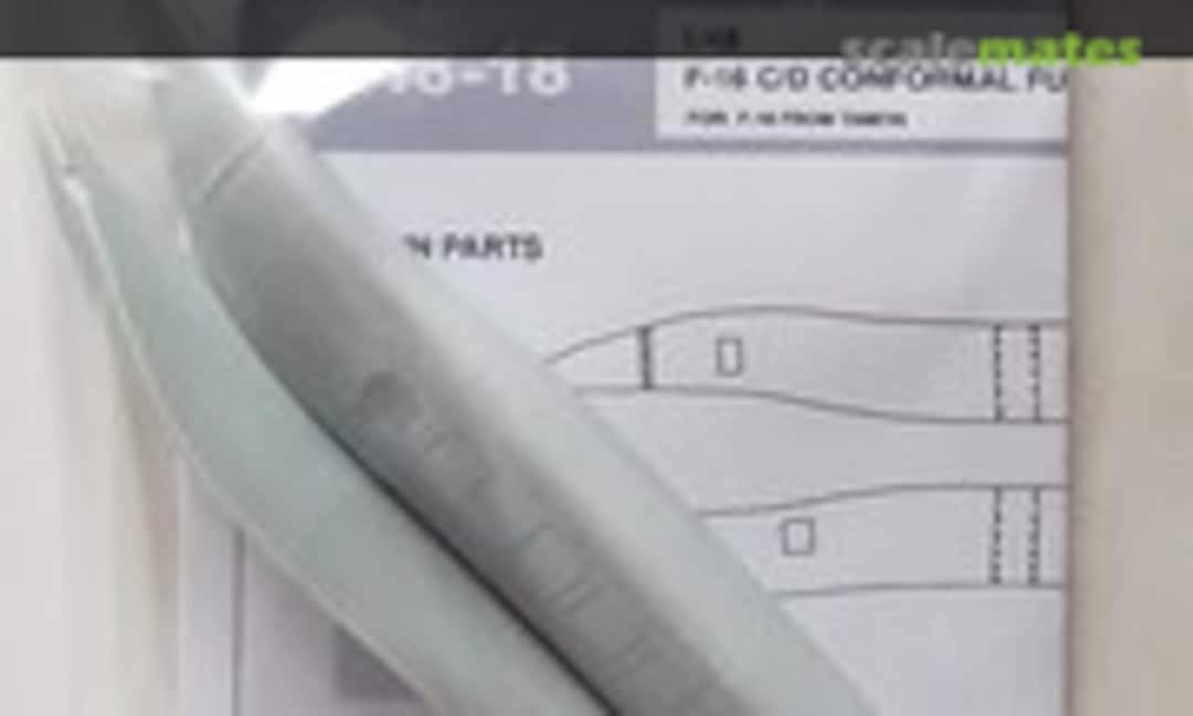 1:48 F-16 C/D Conformal Fuel Tanks (AWC Models A48-18)