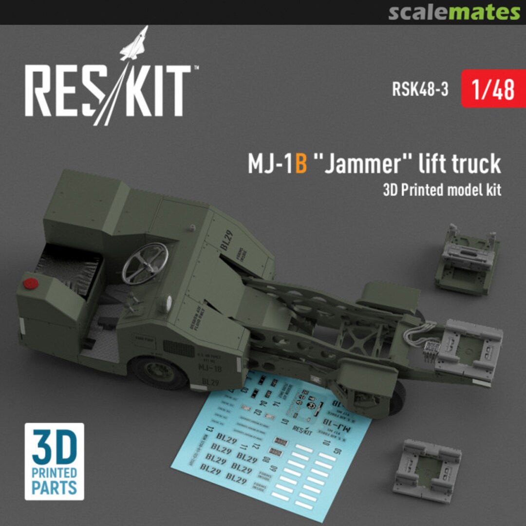 Boxart MJ-1B "Jammer" lift truck RSK48-0003 ResKit Boxart MJ-1B "Jammer" lift truck RSK48-0003 ResKit