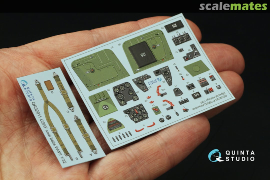 Contents P-39N/Q Airacobra interior 3D decals QD32225 Quinta Studio Contents P-39N/Q Airacobra interior 3D decals QD32225 Quinta Studio