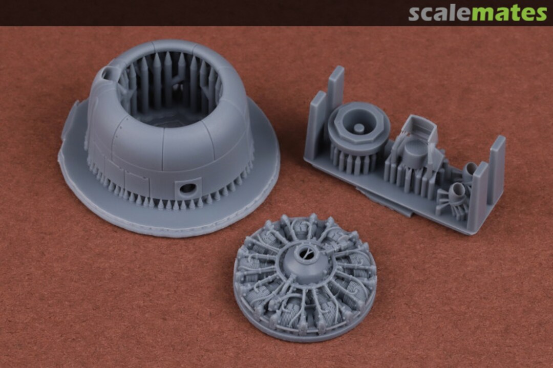 Boxart SBD 2/3 Dauntless Engine & Cowling/with exhaust and oil cooler 72086 SBS Model Boxart SBD 2/3 Dauntless Engine & Cowling/with exhaust and oil cooler 72086 SBS Model