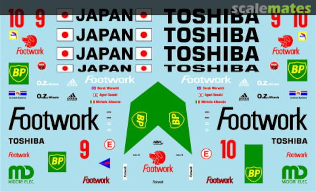 Boxart Footwork FA13B & 14 MCLDC-553 Museum collection Boxart Footwork FA13B & 14 MCLDC-553 Museum collection