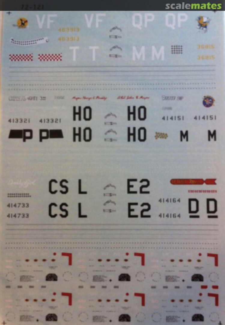 Boxart 8th AF Mustang Aces 72-121 Microscale Boxart 8th AF Mustang Aces 72-121 Microscale