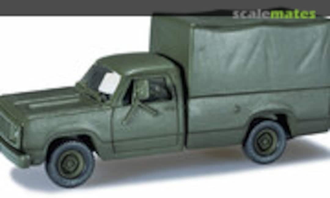 1:87 Dodge M880 1,25 to. 4x4 Pritsche mit Plane (Herpa 700603)