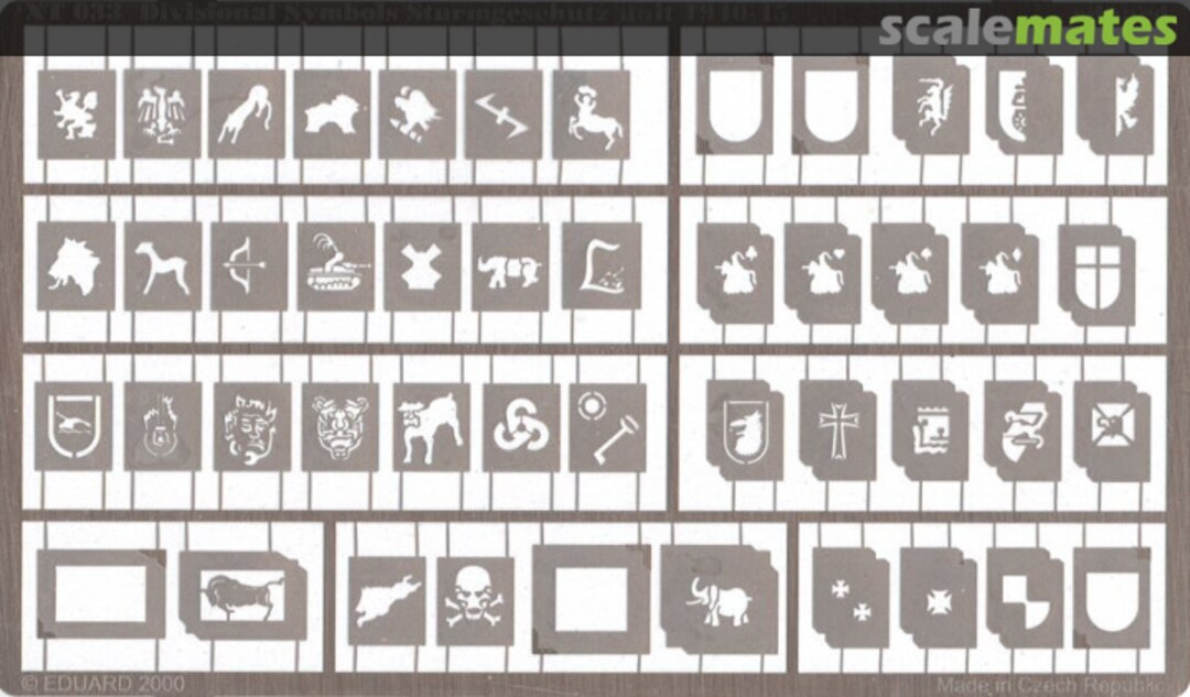 Boxart Division Insignia Sturmgeschütz 1940-45 XT033 Eduard Boxart Division Insignia Sturmgeschütz 1940-45 XT033 Eduard