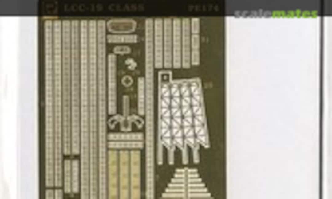 1:700 Photo-Etched Parts for USN Amphibious Command Ship Blue Ridge Class (Pit-Road PE-174) PE-174