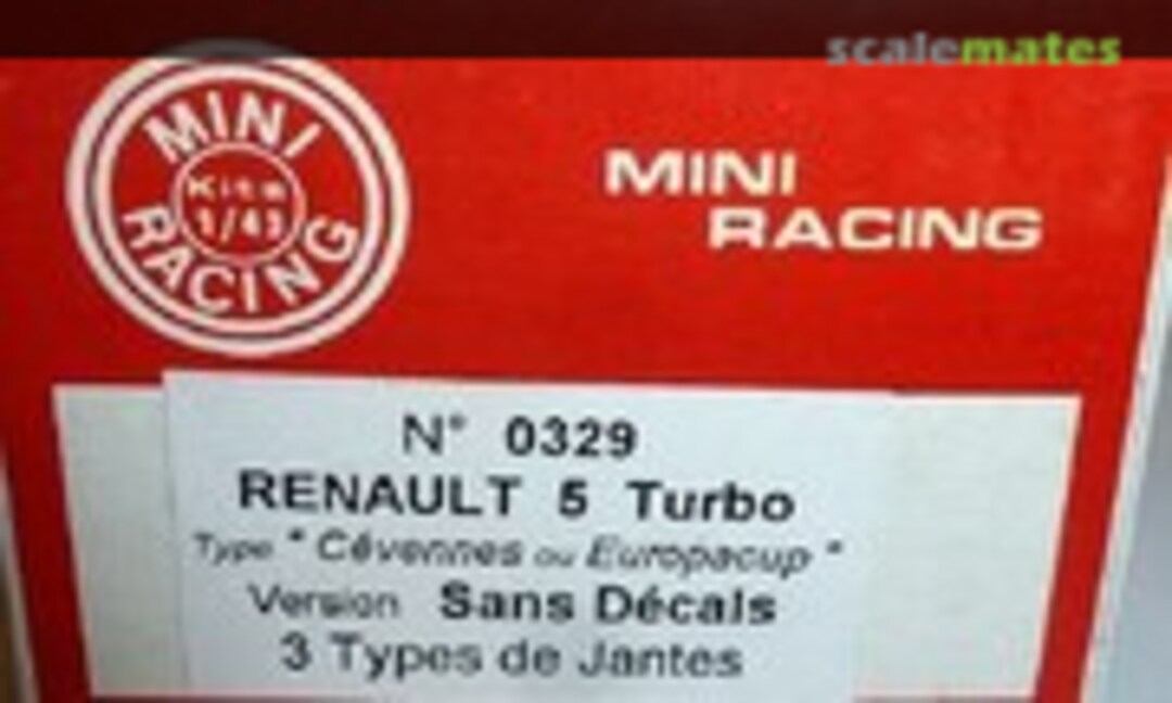 Renault 5 Turbo &quot;Cévennes&quot; (Mini Racing 329)