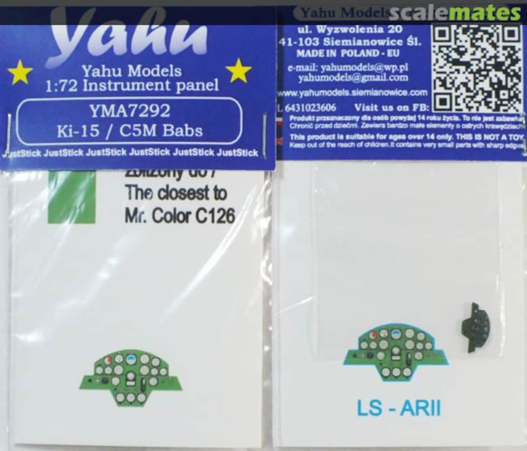 Boxart Ki-15 / C5M Babs YMA7292 Yahu Models Boxart Ki-15 / C5M Babs YMA7292 Yahu Models