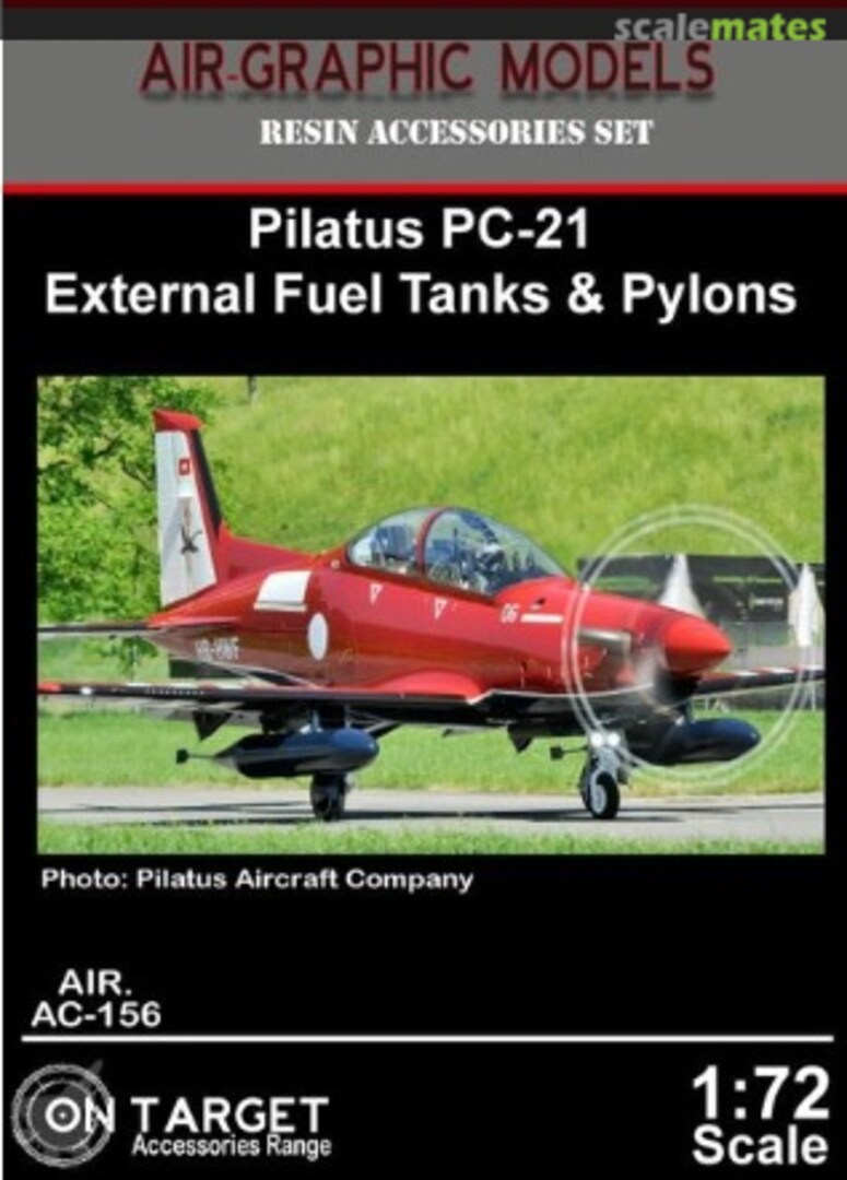 Boxart Pilatus PC-21 External Fuel Tanks & Pylons AIR.AC-156 Air-Graphics Models Boxart Pilatus PC-21 External Fuel Tanks & Pylons AIR.AC-156 Air-Graphics Models