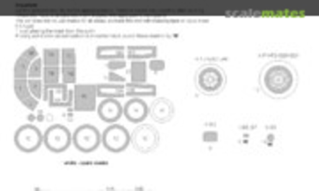 1:48 A-26B-15 Invader BASIC kabuki masks (New Ware NWAM0710) NWAM0710