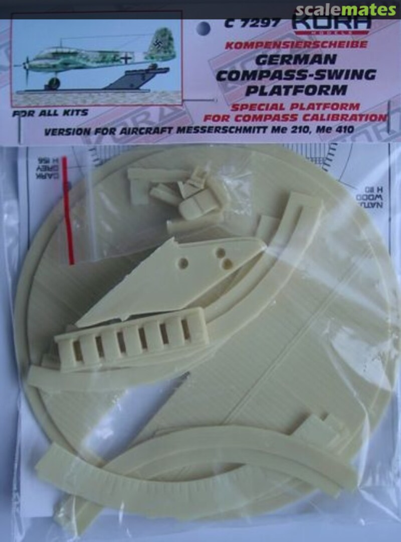 Boxart Compass-swing platform for Me-210/410 C7297 Kora Models