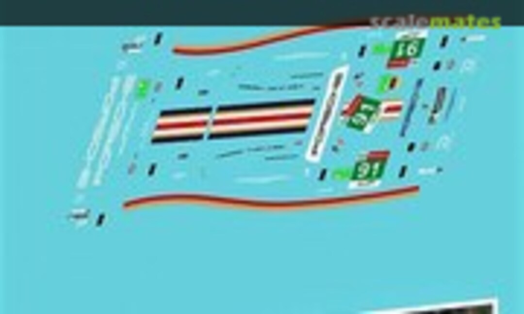 1:24 Porsche 991 RSR "PORSCHE" (Atalaya Slot Decals ADLM29) ADLM29