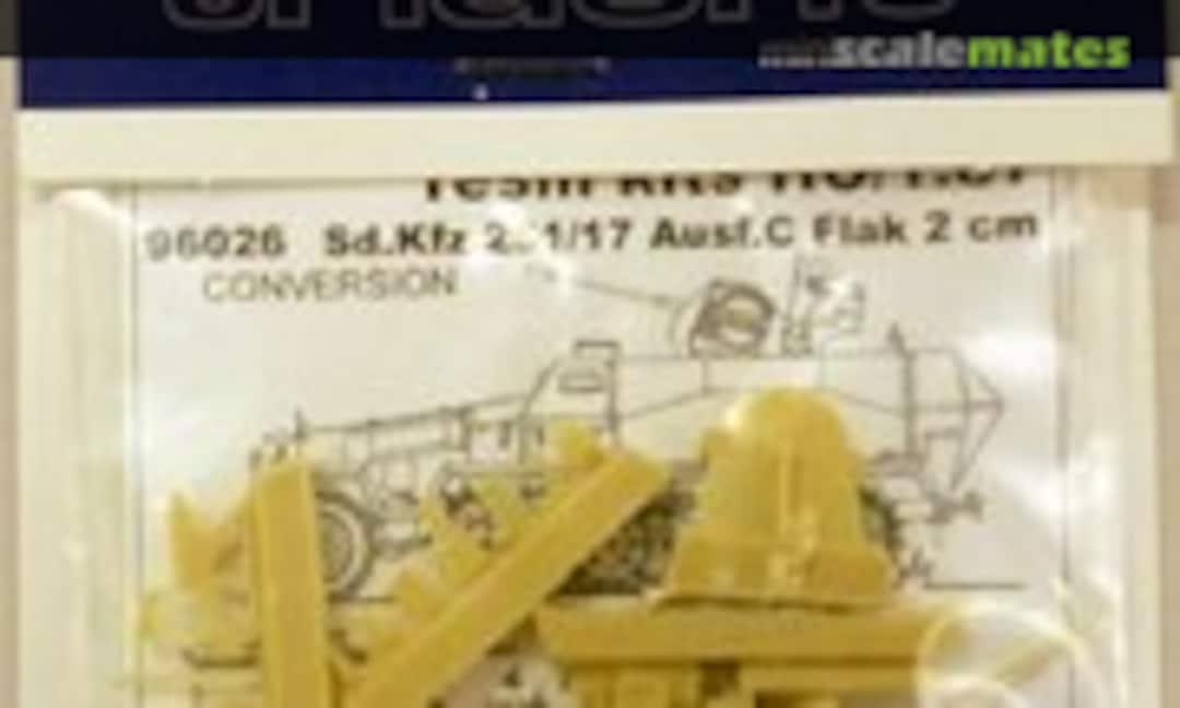 1:87 Conversion Sd.Kfz. 251/17 Ausf. C Flak 2 cm (Trident Miniatures 96026) 96026