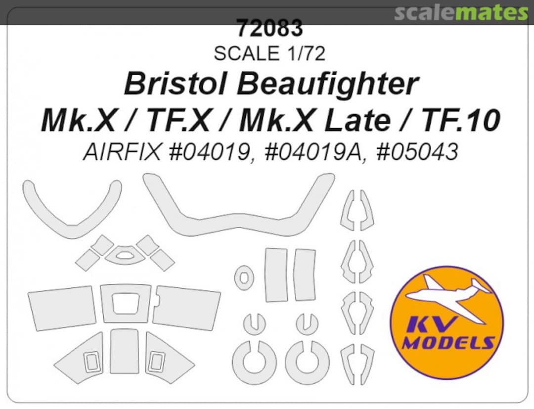 Boxart Bristol Beaufighter Mk.X / TF.X / Mk.X Late / TF.10 72083 KV Models Boxart Bristol Beaufighter Mk.X / TF.X / Mk.X Late / TF.10 72083 KV Models