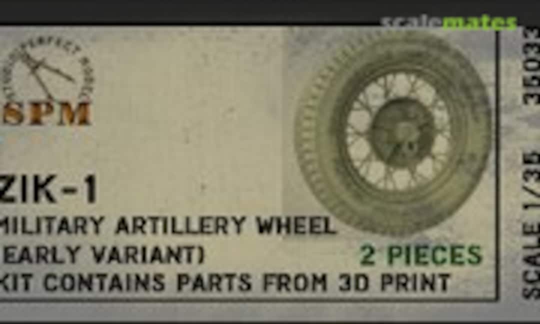 1:35 ZIK-1 Wheel Set for artillery early type (Studio Perfect Model 35033)
