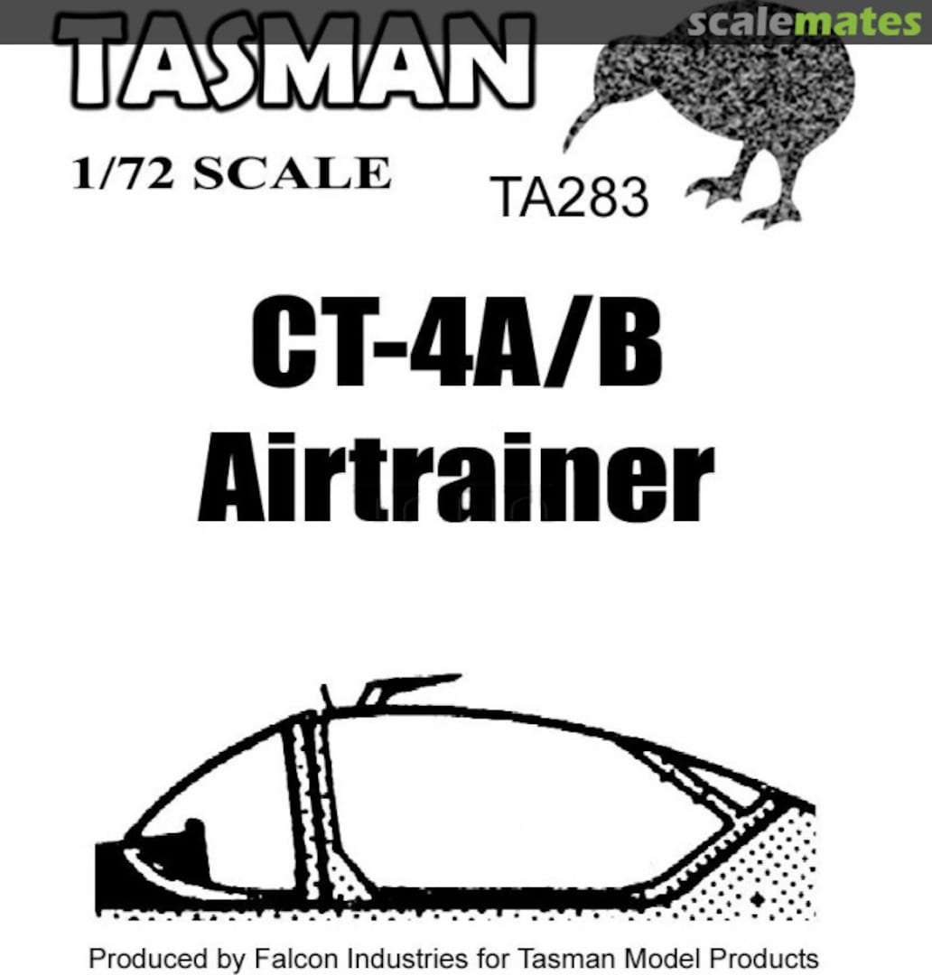 Boxart CT-4A/B Airtrainer Canopy TA283 Tasman Model Products Boxart CT-4A/B Airtrainer Canopy TA283 Tasman Model Products