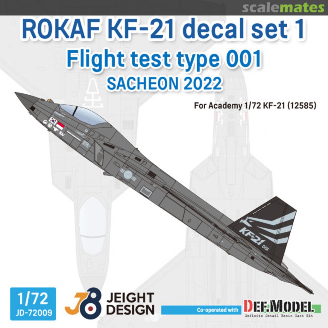 Boxart ROKAF KF-21 decal set 1 JD72009 Jeight Design Boxart ROKAF KF-21 decal set 1 JD72009 Jeight Design