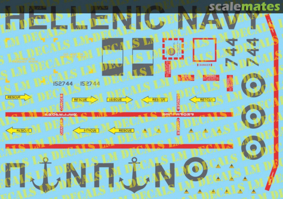 Boxart Hellenic Navy P-3B Orion (modernized) LMX 0109-72 LM Decals Boxart Hellenic Navy P-3B Orion (modernized) LMX 0109-72 LM Decals