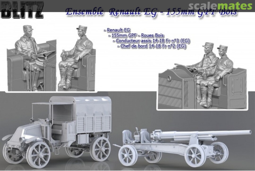 Boxart Renault EG & 155mm GPF Bois 35-G028 Blitz Boxart Renault EG & 155mm GPF Bois 35-G028 Blitz