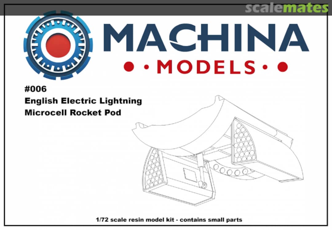 Boxart English Electric Lightning Microcell Rocket Pod 006 Machina Models