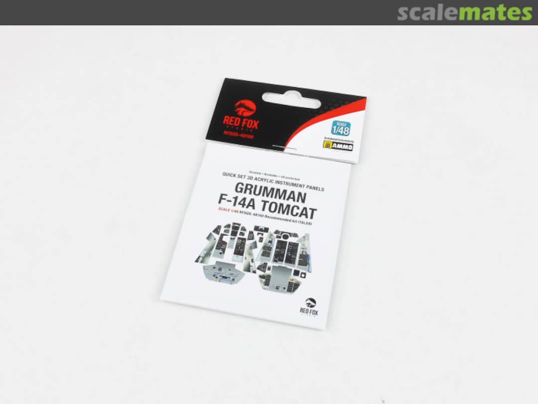 Boxart F-14A Tomcat quick set 3D instrument panel RFSQS-48160 Red Fox Studio Boxart F-14A Tomcat quick set 3D instrument panel RFSQS-48160 Red Fox Studio