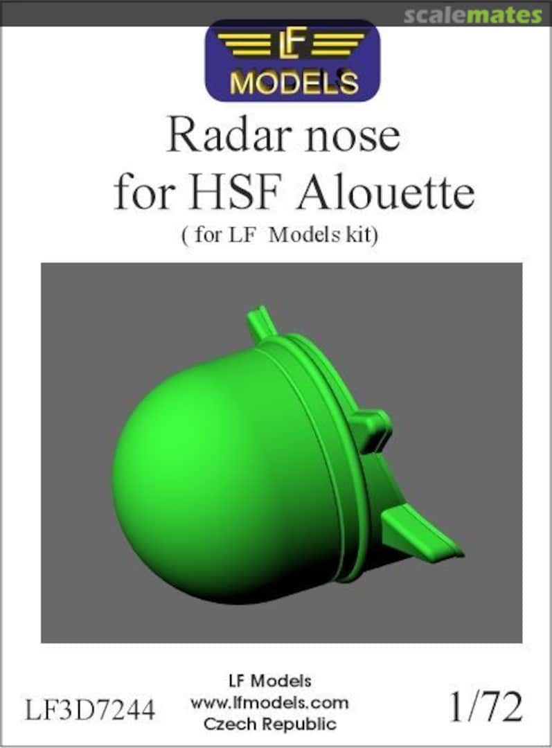 Boxart Radar nose for HSF Alouette LF3D7244 LF Models Boxart Radar nose for HSF Alouette LF3D7244 LF Models