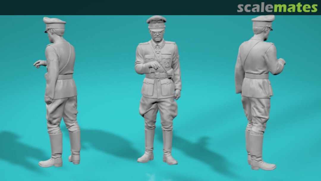 Boxart Bunkier - 2WŚ - Niemiecki oficer - wersja 3 99200219-72 EMP3d Boxart Bunkier - 2WŚ - Niemiecki oficer - wersja 3 99200219-72 EMP3d