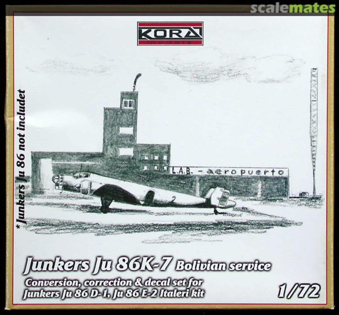 Boxart Junkers Ju 86K-7 C7243 Kora Models Boxart Junkers Ju 86K-7 C7243 Kora Models