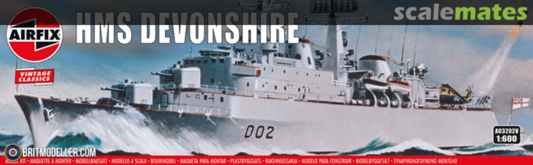 Boxart HMS Devonshire A03202V Airfix Boxart HMS Devonshire A03202V Airfix