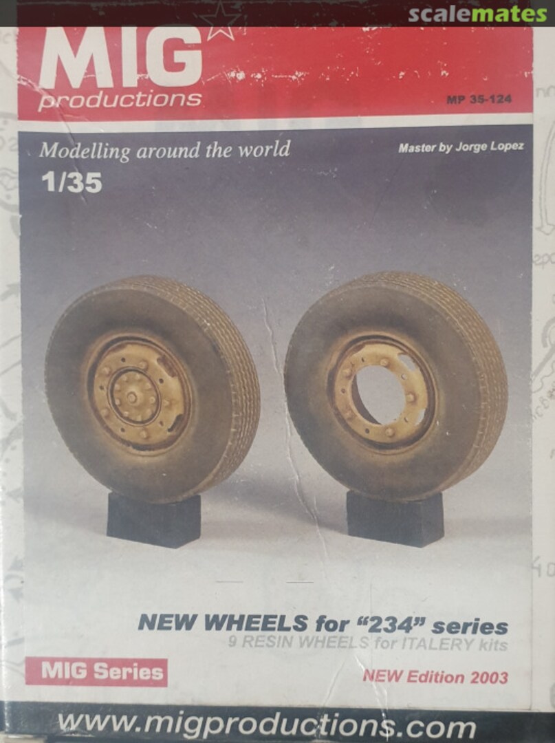 Boxart Sd.Kfz. 234 Series Wheels (New Edition 2003) MP 35-124 MIG Productions
