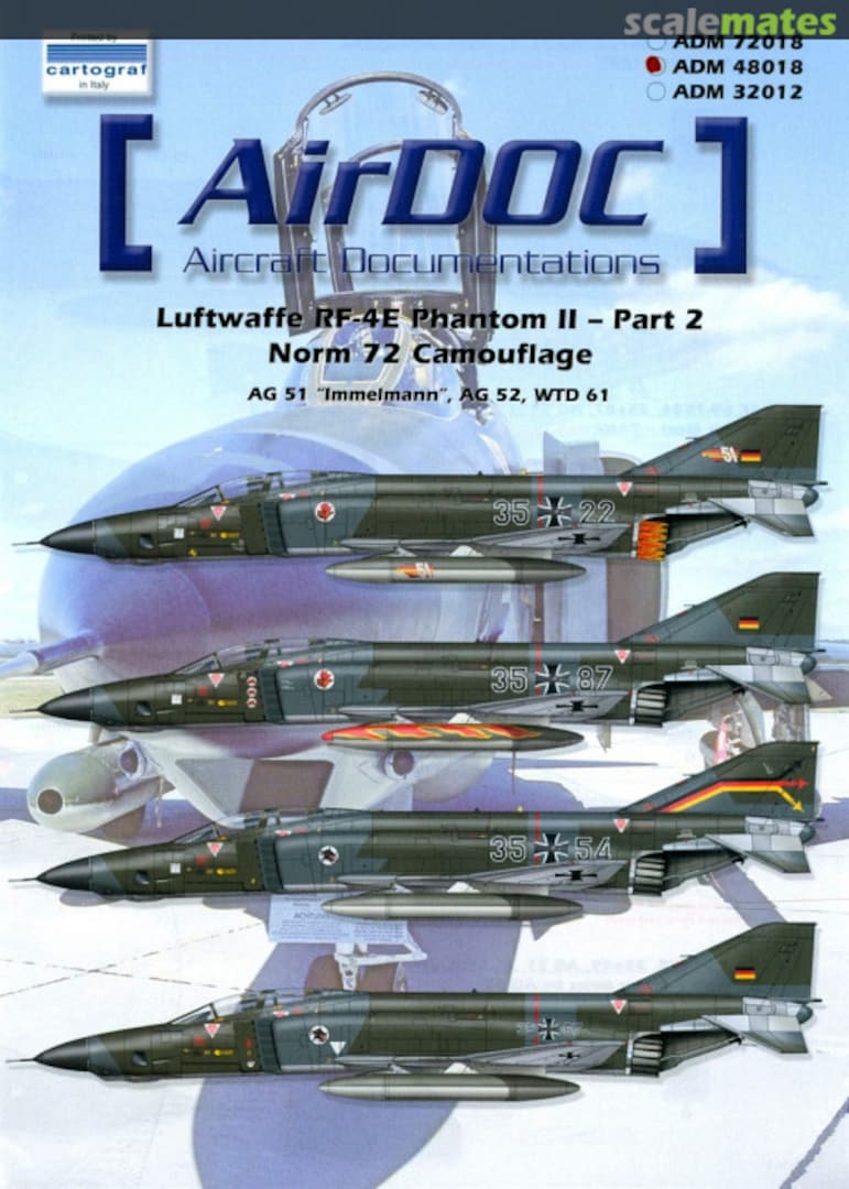 Boxart Luftwaffe RF-4E Phantom II - Part 2 ADM 48018 AirDOC Boxart Luftwaffe RF-4E Phantom II - Part 2 ADM 48018 AirDOC
