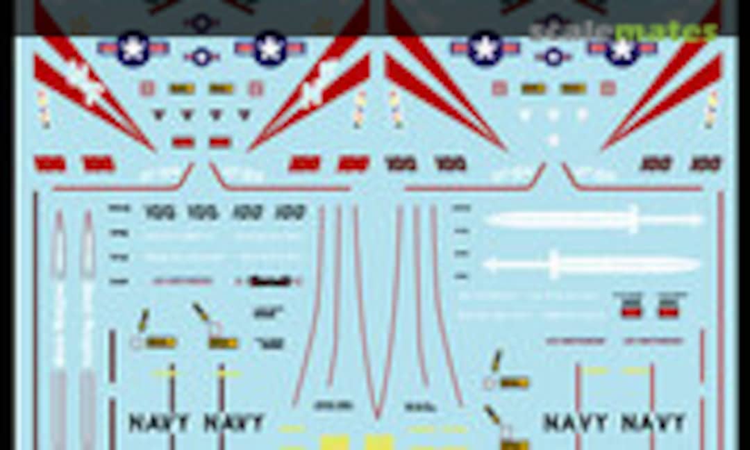 1:144 Grumman F-14A Tomcat VF-154 Black Knights `50th Anniversary` (MYK Design A-185) A-185