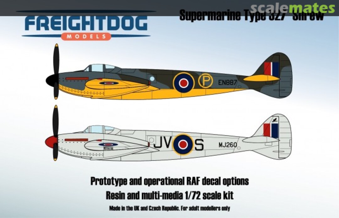 Boxart Supermarine Type 327 Shrew TBA Freightdog Models Boxart Supermarine Type 327 Shrew TBA Freightdog Models