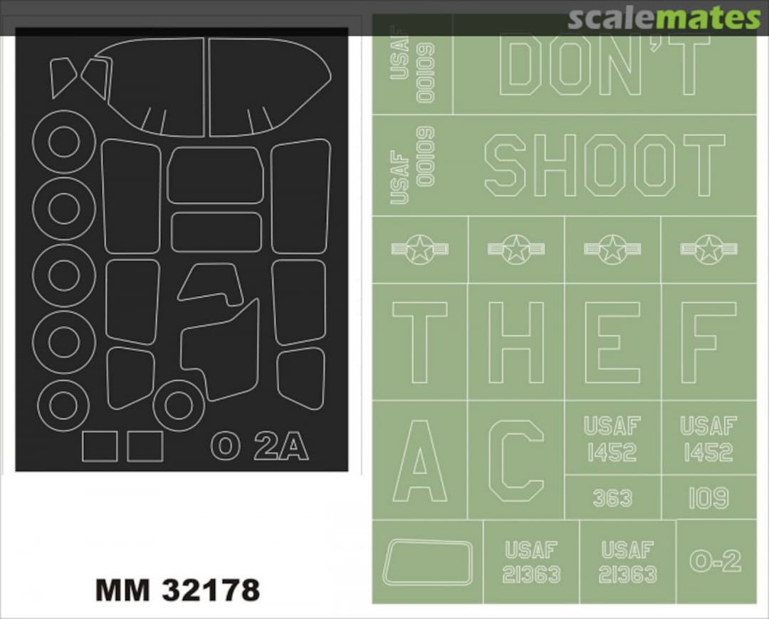 Boxart Cessna O-2 Skymaster MM32178 Montex Boxart Cessna O-2 Skymaster MM32178 Montex