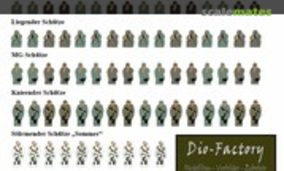 1:72 Schießscheiben / Klappfallscheiben Bundeswehr (Dio-Factory 36-72) 36-72