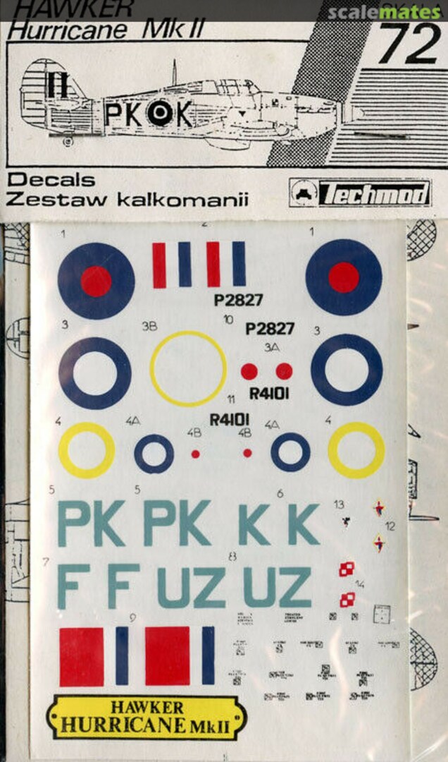 Boxart Hawker Hurricane Mk II 7217 Techmod Boxart Hawker Hurricane Mk II 7217 Techmod